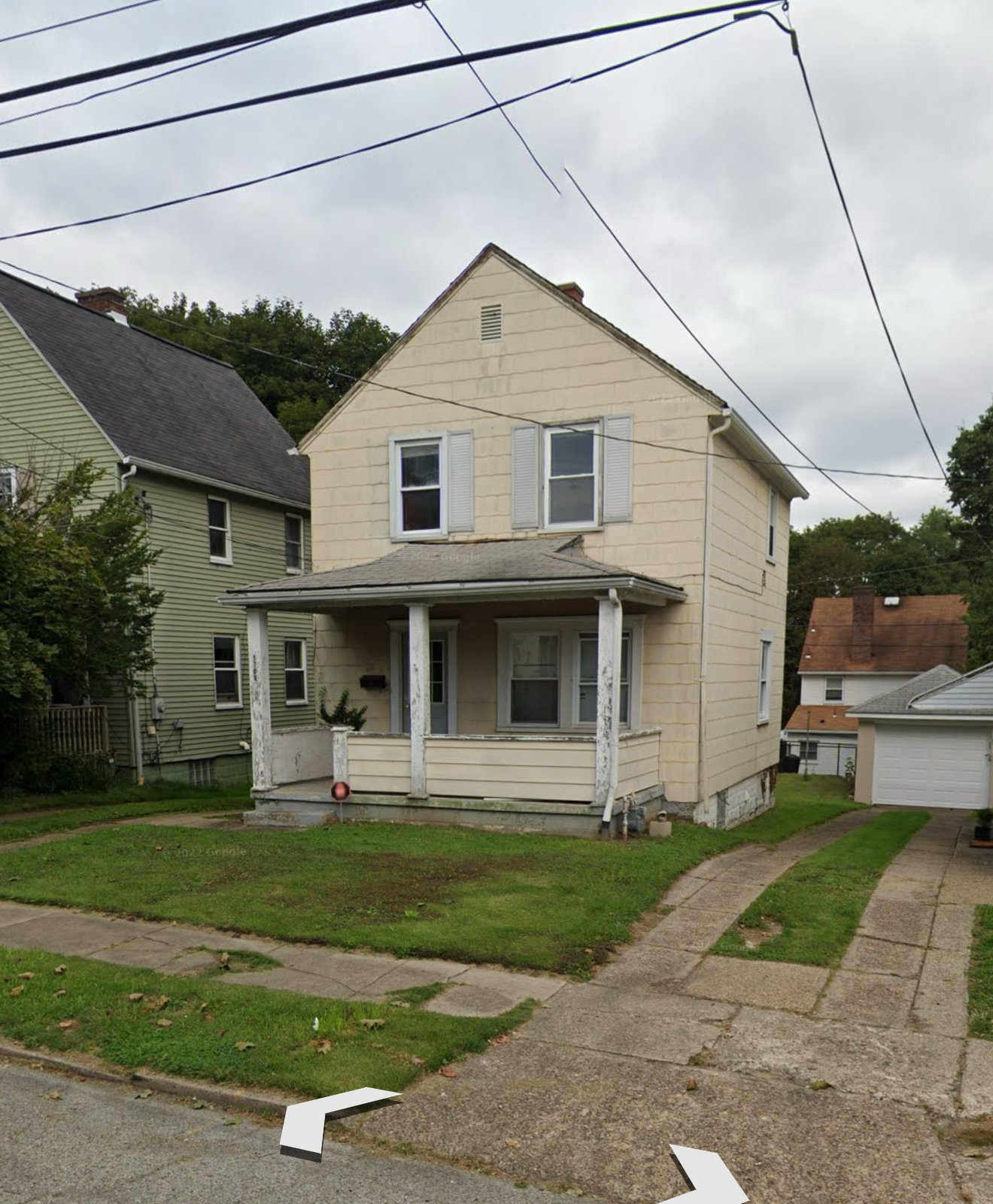 1706 Davidson St before renovation